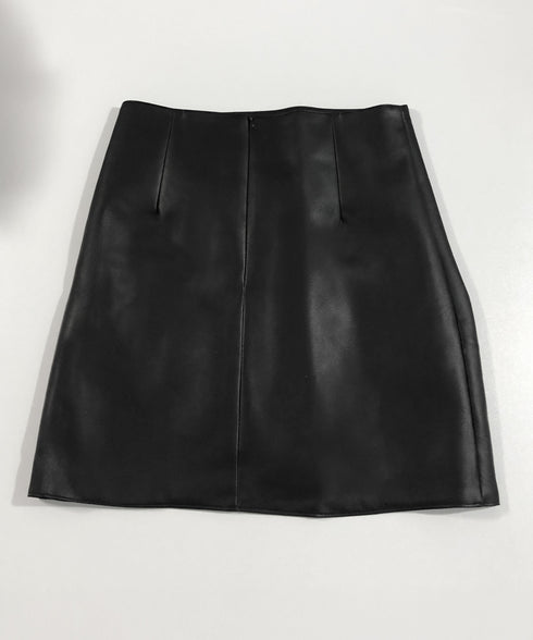 PUレザー ミニスカート美脚ハイウエスト フェイクレザースカート レディース ショート丈 タイトスカート 春秋冬 着やせ ボトムス 大人可愛い 韓国風 スカート 85YN-900417