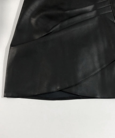 PUレザー ミニスカート美脚ハイウエスト フェイクレザースカート レディース ショート丈 タイトスカート 春秋冬 着やせ ボトムス 大人可愛い 韓国風 スカート 85YN-900417