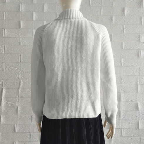 ケーブル編みタートルネックニットトップス レディース おしゃれ ニットプルオーバー 通勤通学 ニットセーター カジュアル ニットウエア 韓国ファッションニットソー 85YN-900430