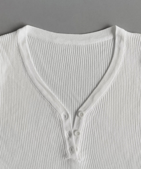 Vネックリブニットトップス 着やせ 無地 ニットソー レディース きれいめ ニットウェア 半袖 ニットプルオーバー オフィスカジュアル ニットセーター 夏服 85YN-900593