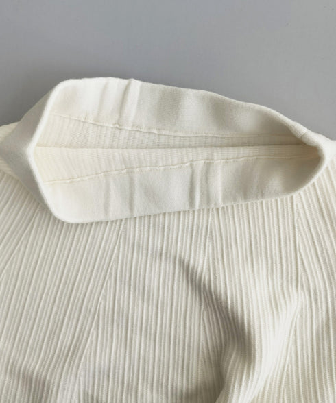 フレアニットスカート 着やせ 無地 秋冬 レディース Aラインスカート リブスカート ウエストゴム ハイウエスト ボトムス 体型カバー 大人可愛い 韓国風 85YN-900600