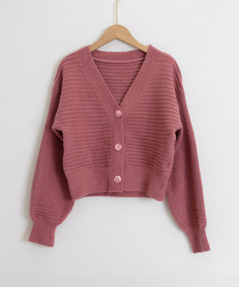 ニットカーディガン ショート丈 韓国風 レディース ニットトップス 可愛い 長袖カーデ 羽織り ライトアウター カジュアル 通学 前開き 秋服 おしゃれ 85YN-900602