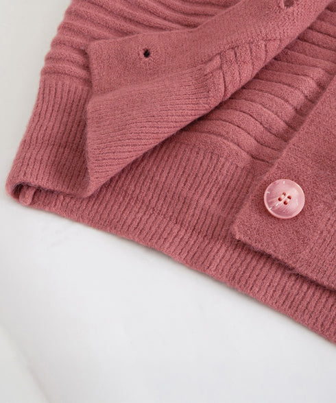 ニットカーディガン ショート丈 韓国風 レディース ニットトップス 可愛い 長袖カーデ 羽織り ライトアウター カジュアル 通学 前開き 秋服 おしゃれ 85YN-900602