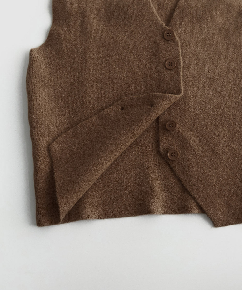 ニットベスト ニットジレ 重ね着 秋冬服 詳細画像17