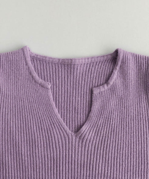 キーネック タイトリブニットワンピース レディース ニットドレス おしゃれ 長袖 秋冬ボディコンワンピ 無地 韓国風 セクシーワンピ細身 85YN-900608