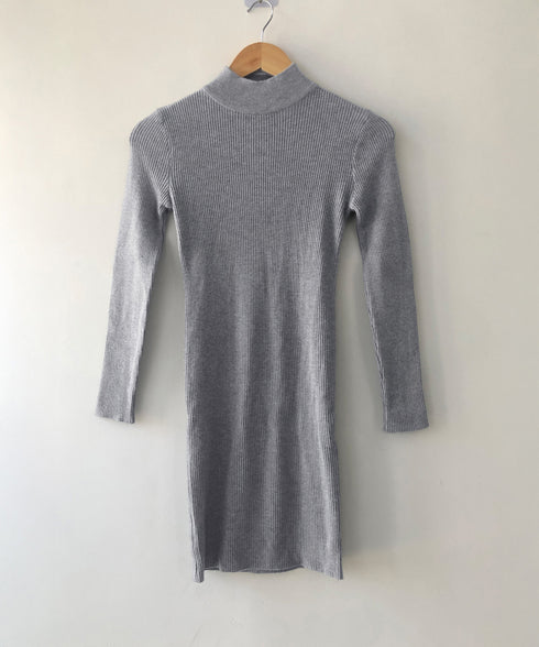 ニットワンピース 長袖 タイトワンピース レディース ハイネック ニットドレス おしゃれ 秋冬ボディコンワンピ リブニットワンピース 無地 セクシーワンピ 85YN-900611