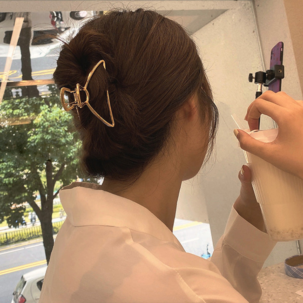 ヘアクリップ ゴールド バンスクリップ ゴールドA