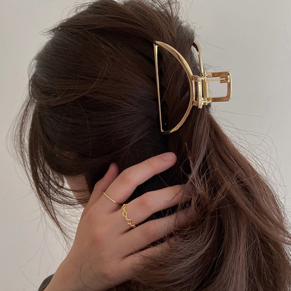 ヘアクリップ ゴールド バンスクリップ ゴールドC