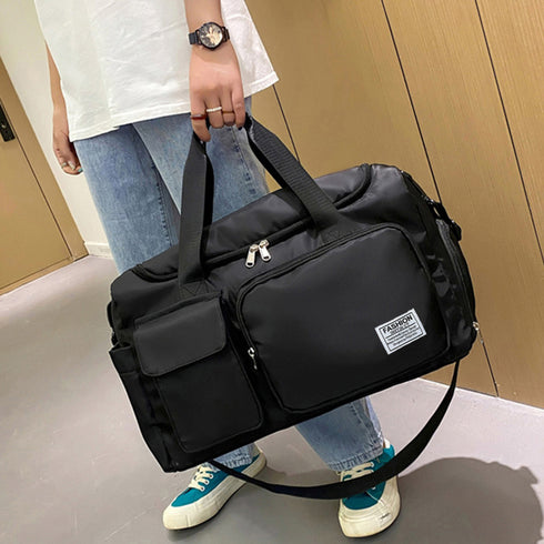 ボストンバッグレディース大容量旅行カバン キャリーオンバッグ 男女兼用 トラベルバッグ 出張合宿 シューズ収納 ロンバッグ 機内持ち込み 1泊2泊 3wayバッグ 86MCG-001