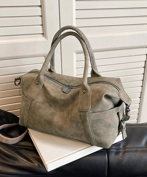 レトロトートバッグ 大容量 手提げバッグ レディース スエード調 ショルダーバッグ ヴィンテージ調 通勤通学バッグ 肩掛けかばん 韓国風 斜め掛けバッグ 手持ち鞄 86MXF-003