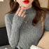 ニットトップス 秋冬プチハイネック 長袖 レディース おしゃれ ニットカットソー きれいめ ニットセーター プルオーバー オフィスカジュアル ニットウエア 韓国 86SSJL-015