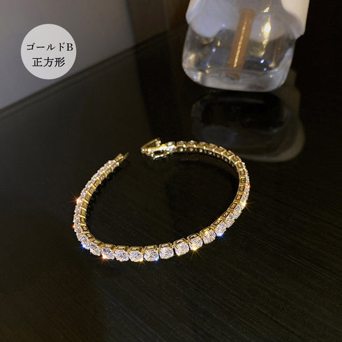 ブレスレット ラインストーン キラキラ ジュエリー レディース ゴージャス アクセサリー韓国 上品 大人可愛い 誕生日プレゼント 女友達 派手 バングル 結婚式 86BAOYSP-001