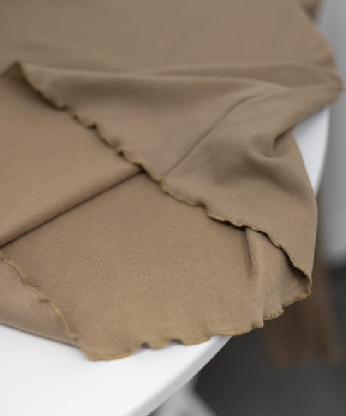 メロウトップス 重ね着ハイネックインナー トップス レディース きれいめ レイヤード ピーチ起毛インナー プチプラ 韓国ファッション カットソーオフィスカジュアル 86FS-001