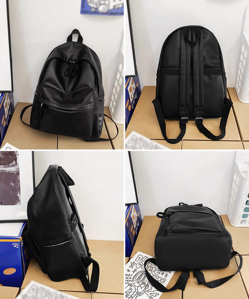 PUレザー リュックサック レディース おしゃれ バックパック 大容量 通勤通学 肩掛けバッグ 大人可愛い デイパック 10代20代30代 学生旅行 a4かばん 86GUANRUN-001