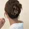 ヘアクリップ ゴールド バンスクリップ シンプル メタルクリップ お出かけ用 ヘアアレンジ しっかり挟める 髪留め 韓国風髪飾り 幾何学模様 ヘアアクセサリー 86HXIAN-002