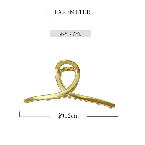 バンスクリップ 韓国 ヘアアクセサリー 大人可愛い ヘアクリップ 簡単髪留めゴージャス シンプル おしゃれ 髪飾り 86HXIAN-003