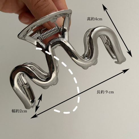 メタリック ヘアクリップ セット 韓国風 バンスクリップ 大きめ ヘアアクセサリー おしゃれ 髪留め ヘアアレンジ シンプル きれいめ ファッション雑貨 髪飾り 86HXIAN-008