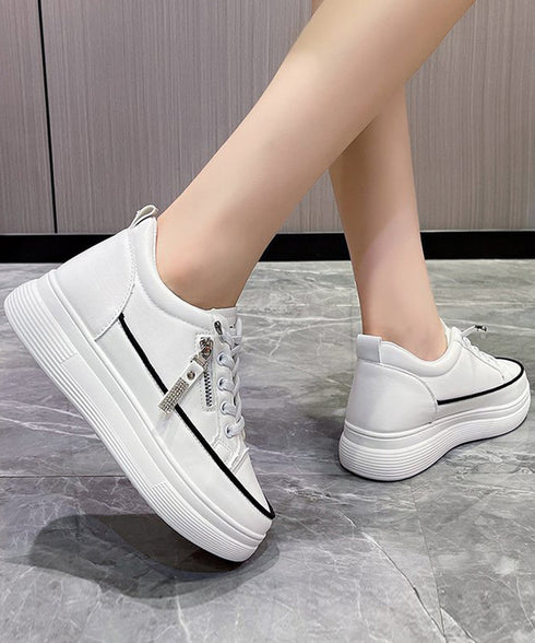 厚底スニーカー韓国 レディース疲れない靴 ローカットスニーカー 歩きやすいシューズ 身長アップスニーカー 通勤通学 春夏秋冬運動靴 履きやすい 美脚 バイカラー靴 86JIANL-043