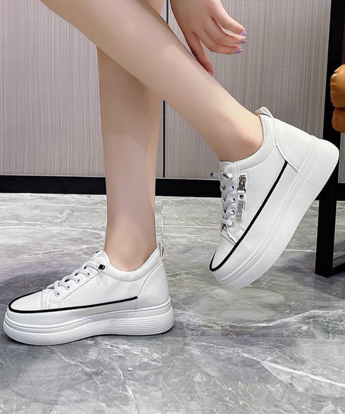 厚底スニーカー韓国 レディース疲れない靴 ローカットスニーカー 歩きやすいシューズ 身長アップスニーカー 通勤通学 春夏秋冬運動靴 履きやすい 美脚 バイカラー靴 86JIANL-043