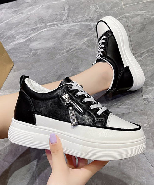 厚底スニーカー韓国 レディース疲れない靴 ローカットスニーカー 歩きやすいシューズ 身長アップスニーカー 通勤通学 春夏秋冬運動靴 履きやすい 美脚 バイカラー靴 86JIANL-043