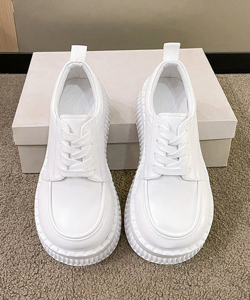 厚底ローファー レディース 韓国シューズ 歩きやすい レースアップ靴 編み上げローファー 大人可愛い Uチップシューズ 疲れない おしゃれドレスシューズ 通勤通学 86JIANL-044