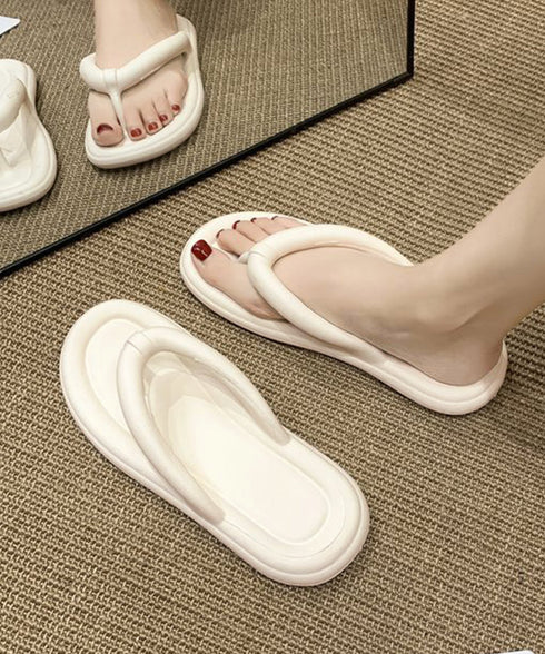 トングサンダル レディースビーチサンダル フラット ローヒールサマーサンダル 滑り止め軽量リゾートスリッパ 夏海 シンプル 履きやすいコンフォートサンダル 韓国風 86JIANL-047