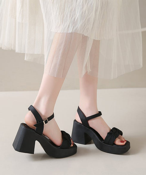 チャンキーヒールサンダル 厚底サンダル夏 レディース アンクルストラップサンダル 歩きやすい 太ヒール 履きやすいサマーサンダル きれいめ ベルトサンダル美脚脚長 86JIANL-051
