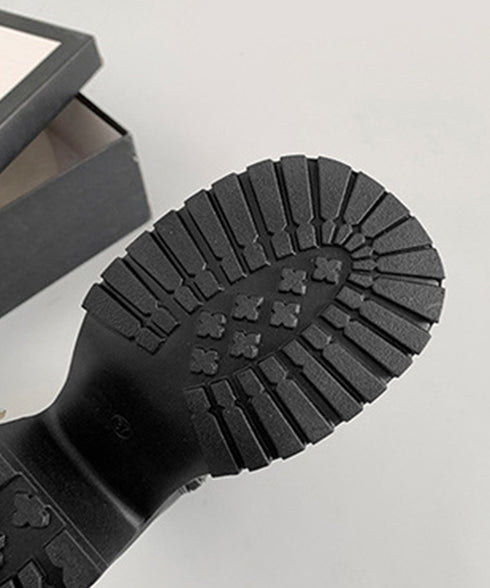 厚底ショートブーツサイドジッパーブーティ レディース ハイヒールブーツ チャンキーヒール アンクルブーツ 歩きやすい 美脚脚長シューズ ヒール9cm 韓国風ブーツ 86JIANL-054