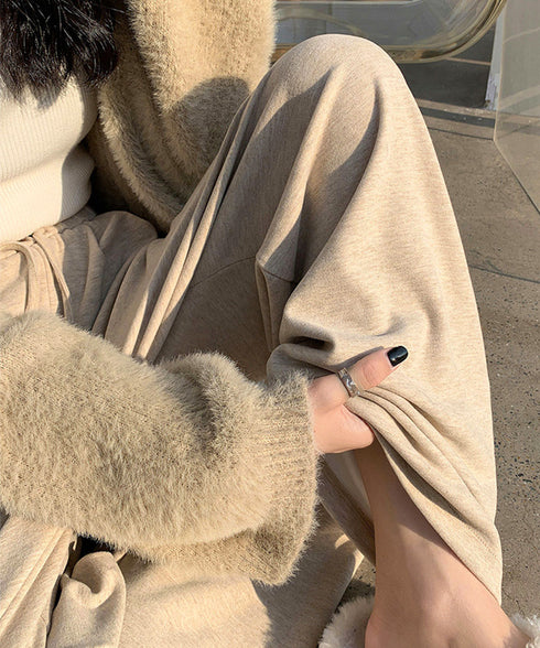 薄手スウェットパンツ 韓国風ワイドパンツ レディース ウエストゴム イージーパンツ 美脚脚長 落ち感モップパンツ ヨガパンツ ダンスパンツ ロングパンツ ゆったり 86JINGYI-001