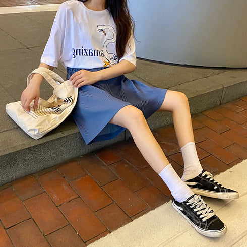 プリーツパンツ ショート ワイドパンツ 韓国 レディース ハイウエスト ハーフパンツ ウエストゴム カジュアルパンツ 着やせ ゆったり イージーパンツ 86JINYI-001