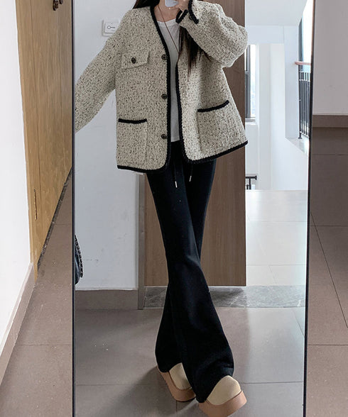 スウェットパンツ 裏起毛フレアパンツ美脚 おしゃれ あったたかパンツ ハイウエストイージーパンツ ウエストゴム 着やせ カジュアルズボン 運動スポーティパンツ厚手 86LJINS-001