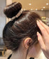 キラキラビーズ付ファーヘアゴム5本組上品 モコモコボリュームヘアアクセサリーセット 韓国風ビジューヘアゴム 大人可愛い髪飾りまとめ髪 シュシュセット秋冬ヘアアクセ 86LJIUYU-001