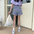 ロールアップ デニムショートパンツ 美脚 レディース Aライン デニムワイド ハーフパンツ 着やせ おしゃれ ジーンズ ホットパンツ ハイウエスト短パン 可愛い 86LZFS-001