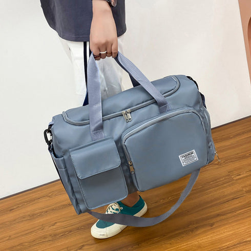 ボストンバッグレディース大容量旅行カバン キャリーオンバッグ 男女兼用 トラベルバッグ 出張合宿 シューズ収納 ロンバッグ 機内持ち込み 1泊2泊 3wayバッグ 86MCG-001