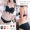 レース チュール ブラジャー ショーツ レース チュール ブラジャー ショーツ セット ノンワイヤー パッド付き 下着 上下セット 86MEIZIQI-003