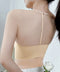 シームレスブラジャーノンワイヤー美背下着 単品ブラジャー Tストラップ付き 背中見せブラ 昼夜兼用ブラトップ セクシーランジェリー カップ付きインナーウェア 韓国 86MEIZIQI-046