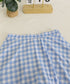 水着レディースフリルビキニ上下2点セット ギンガムチェックセパレート水着 スクエアネック ガーリータンキニ水着 おしゃれ 夏海プール水着 韓国風 ビスチェ風ビキニ 86MM-001