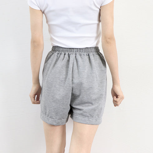 スウェットショートパンツ レディース春夏 ウエストゴム 韓国 ホットパンツ ハイウエスト ミニ丈 ボトムス ゆったり 短パン カジュアル スポーツパンツ短パン無地 86MSCJ-001