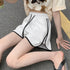 韓国ショートパンツ レディース スポーツ サイドラインショーパン ポケット付き 短パン 夏服運動着 スウェットパンツ おしゃれ ホットパンツ ルームウェア 部屋着 86MSCJ-002