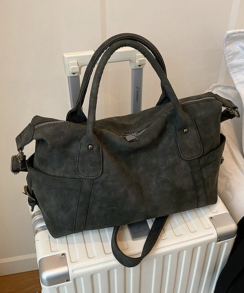 レトロトートバッグ 大容量 手提げバッグ レディース スエード調 ショルダーバッグ ヴィンテージ調 通勤通学バッグ 肩掛けかばん 韓国風 斜め掛けバッグ 手持ち鞄 86MXF-003