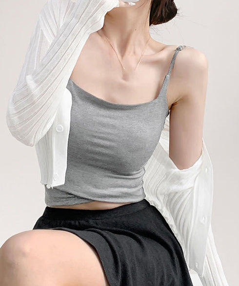 レース切替キャミソールカップ付きインナー インナーキャミソールレディース スクエアネックインナートップス フェミニンブラキャミ ブラ一体型ブラトップ 細肩紐キャミ 86MXUANBN-006
