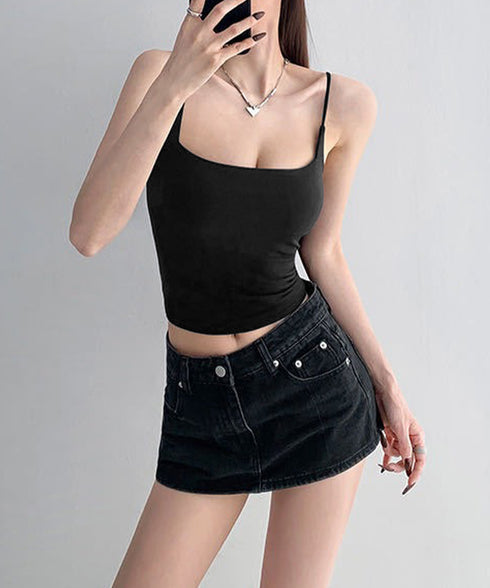 レース切替キャミソールカップ付きインナー インナーキャミソールレディース スクエアネックインナートップス フェミニンブラキャミ ブラ一体型ブラトップ 細肩紐キャミ 86MXUANBN-006