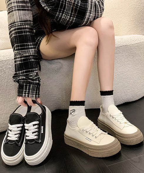 厚底スニーカー レディース ローカット靴 カジュアルキャンバスシューズ 歩きやすい フラットシューズ 履きやすい 韓国風 美脚 通学 旅行スニーカー おしゃれ新作 86MZY-001
