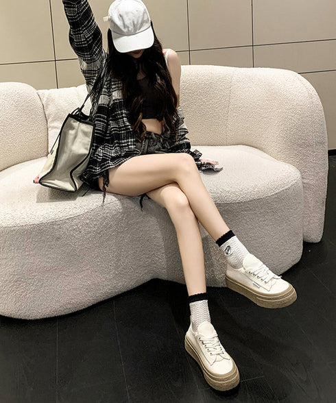 厚底スニーカー レディース ローカット靴 カジュアルキャンバスシューズ 歩きやすい フラットシューズ 履きやすい 韓国風 美脚 通学 旅行スニーカー おしゃれ新作 86MZY-001