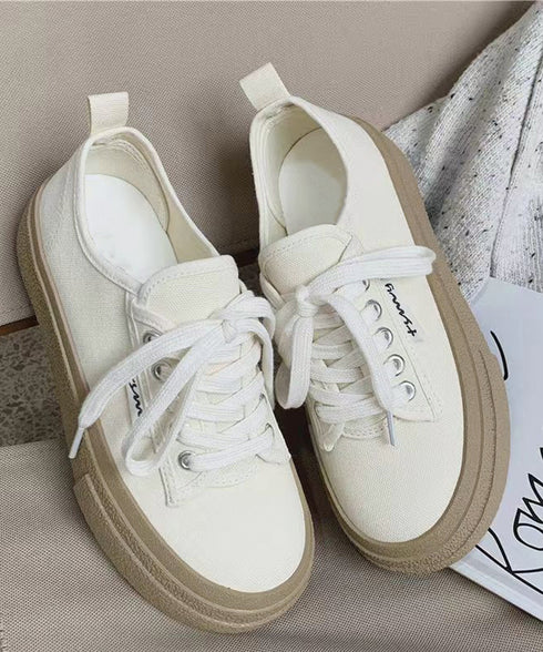 厚底スニーカー レディース ローカット靴 カジュアルキャンバスシューズ 歩きやすい フラットシューズ 履きやすい 韓国風 美脚 通学 旅行スニーカー おしゃれ新作 86MZY-001