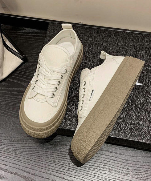 厚底スニーカー レディース ローカット靴 カジュアルキャンバスシューズ 歩きやすい フラットシューズ 履きやすい 韓国風 美脚 通学 旅行スニーカー おしゃれ新作 86MZY-001