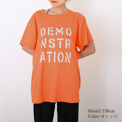 ロング ロゴtシャツ レディース 半袖 ロング ロゴtシャツ レディース 半袖 カットソー 体型カバー 英字プリントtシャツワンピース ゆったり トップス 86SHIZM-001