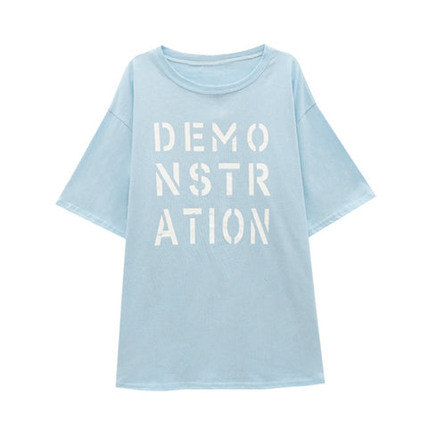 ロング ロゴtシャツ レディース 半袖 ロング ロゴtシャツ レディース 半袖 カットソー 体型カバー 英字プリントtシャツワンピース ゆったり トップス 86SHIZM-001