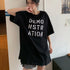 ロング ロゴtシャツ レディース 半袖 ロング ロゴtシャツ レディース 半袖 カットソー 体型カバー 英字プリントtシャツワンピース ゆったり トップス 86SHIZM-001