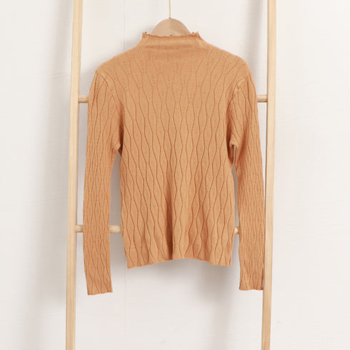 ニットトップス 秋冬プチハイネック 長袖 レディース おしゃれ ニットカットソー きれいめ ニットセーター プルオーバー オフィスカジュアル ニットウエア 韓国 86SSJL-015